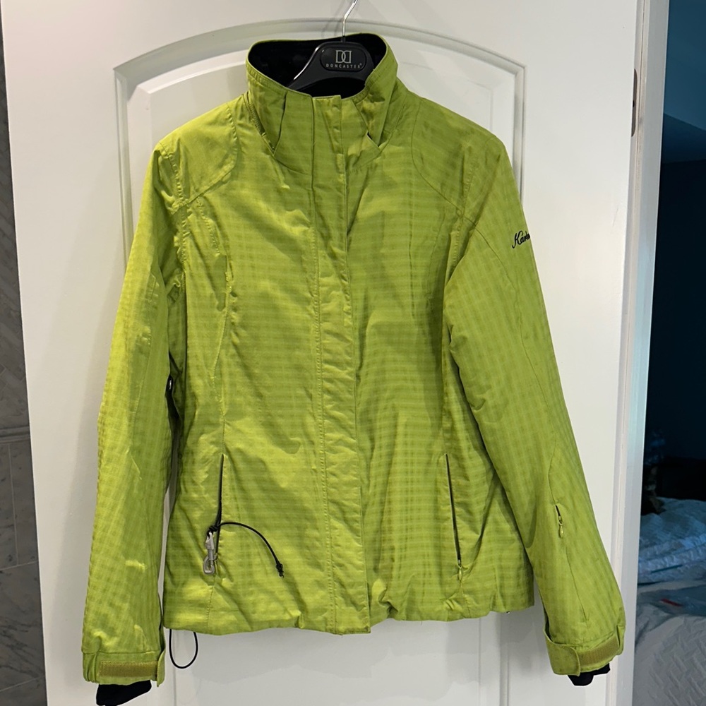 Karbon Women's Lime Green Ski Jacket